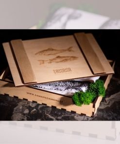 Rankšluostukas gražioje, medinėje dėžutėje | ŽUVIS 7