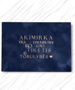 Vokas pinigams | AKIMIRKA’ Klasikinė mėlyna 1