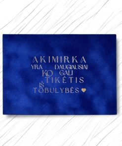 Vokas pinigams | AKIMIRKA’ Karališka mėlyna 1