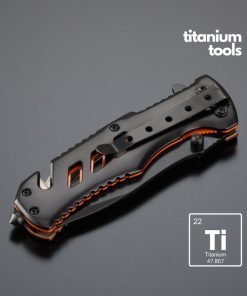 Peilis skubiai pagalbai prireikus | TITAN 8