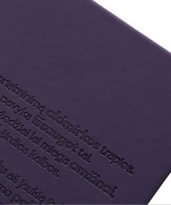 Užrašinė Eko odos viršeliu | PURPURINĖ 2