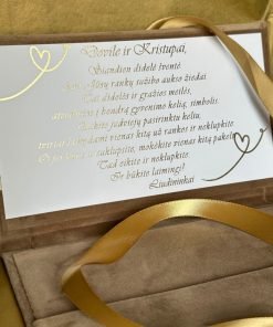 Prabangus vokas piniginei dovanai | MEILĖS IKI DANGAUS ‘ kakava 2