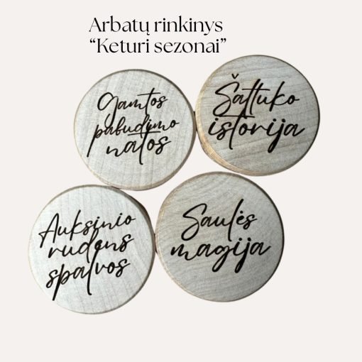 Verslo dovana | Pyrago mišinys stiklo butelyje su personalizuotu arbatų rinkiniu - Image 3