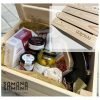 Medinės dėžė su maisto gaminiais | MAXI 1