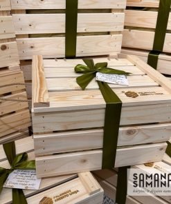 Medinės dėžė su maisto gaminiais | MAXI 2