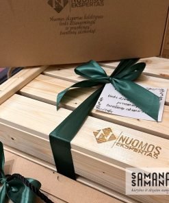 Medinės dėžė su maisto gaminiais | MAXI 3