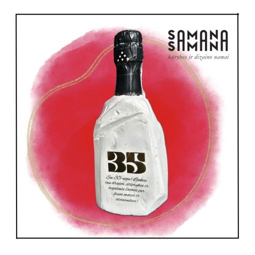Sveikinimas - butelis | FORMA'mažas + vokas pinigams - Image 3