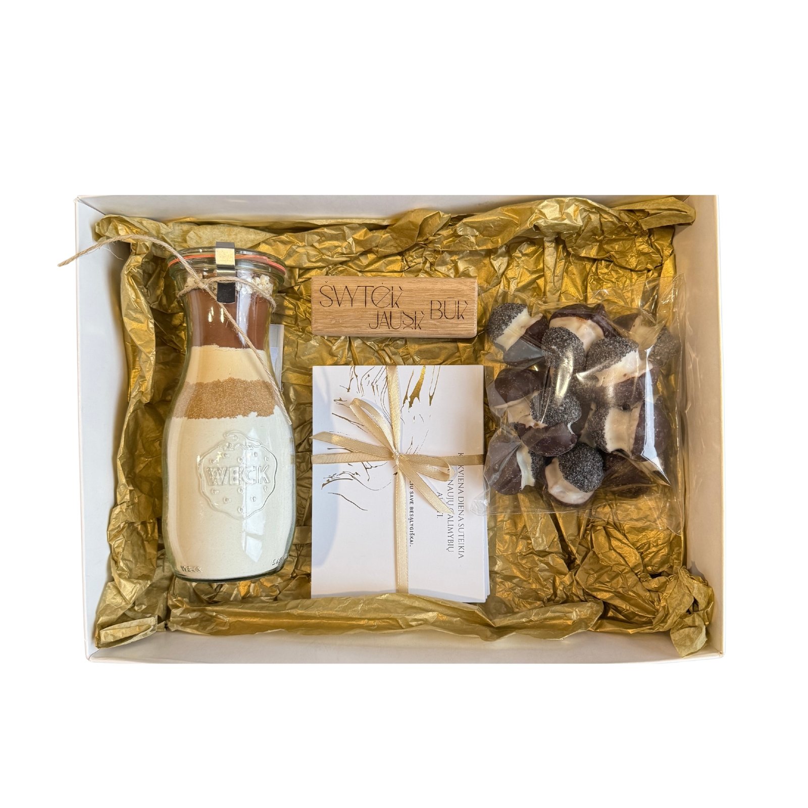 Dovanų Rinkinys Didelis | NR.3 su MAGIŠKOMS AKIMIRKOMS 30 įkvėpimui skirtų kortelių mediniame stovelyje