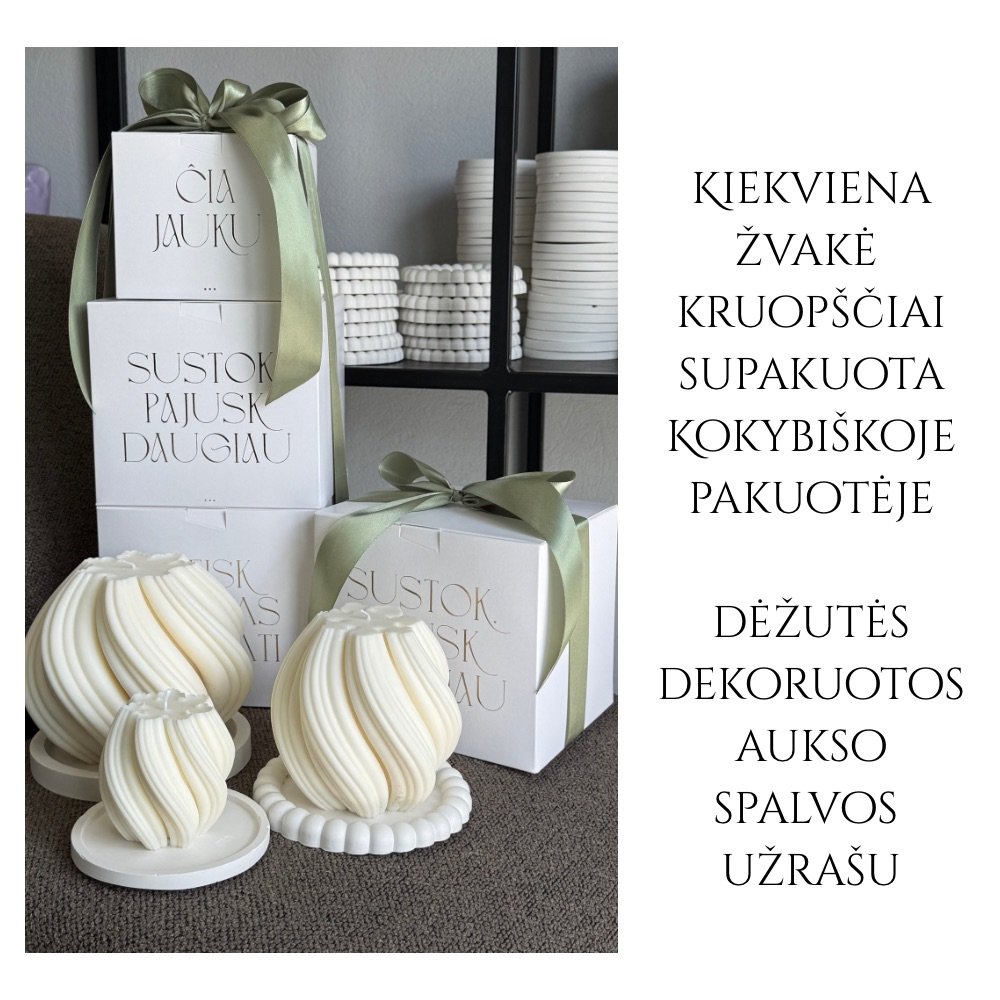 Žvakių rinkinys | TĖKMĖ - Image 4