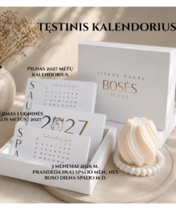 Alternative view of Limituotas BOSĖS kalendorius | KLASIKA su specialia, tuščia niša dovanai