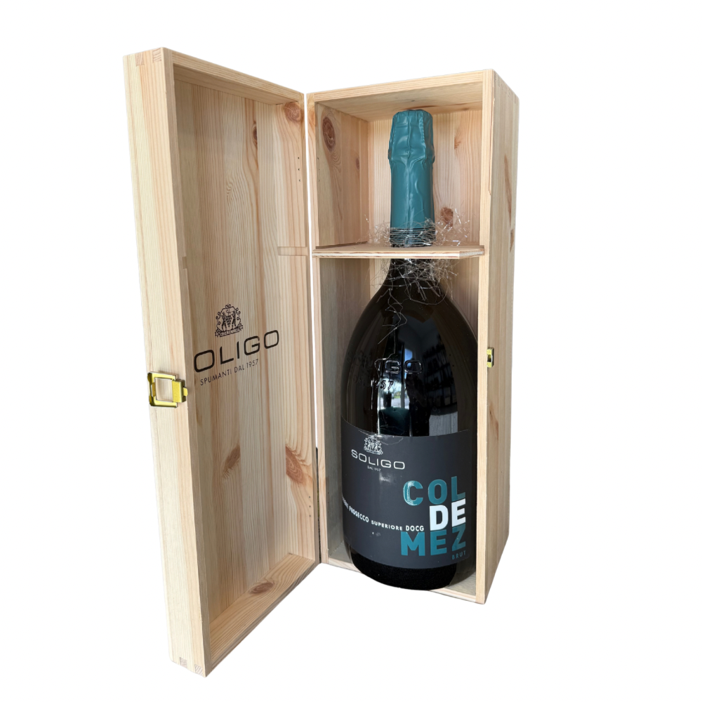 SOLIGO PROSECCO putojantis vynas su medine dėže | 3 L.
